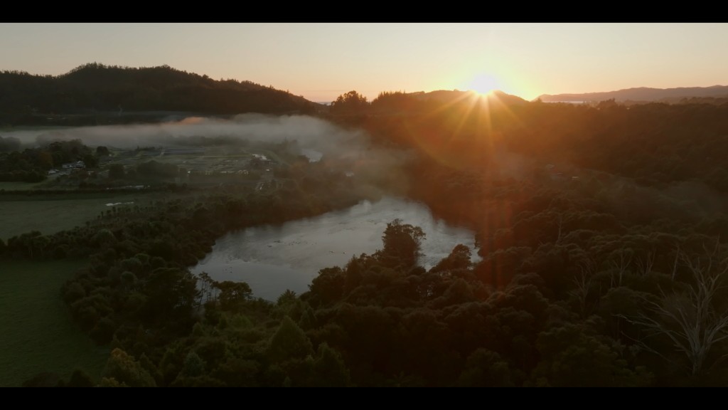 Sams Creek valley aerial
